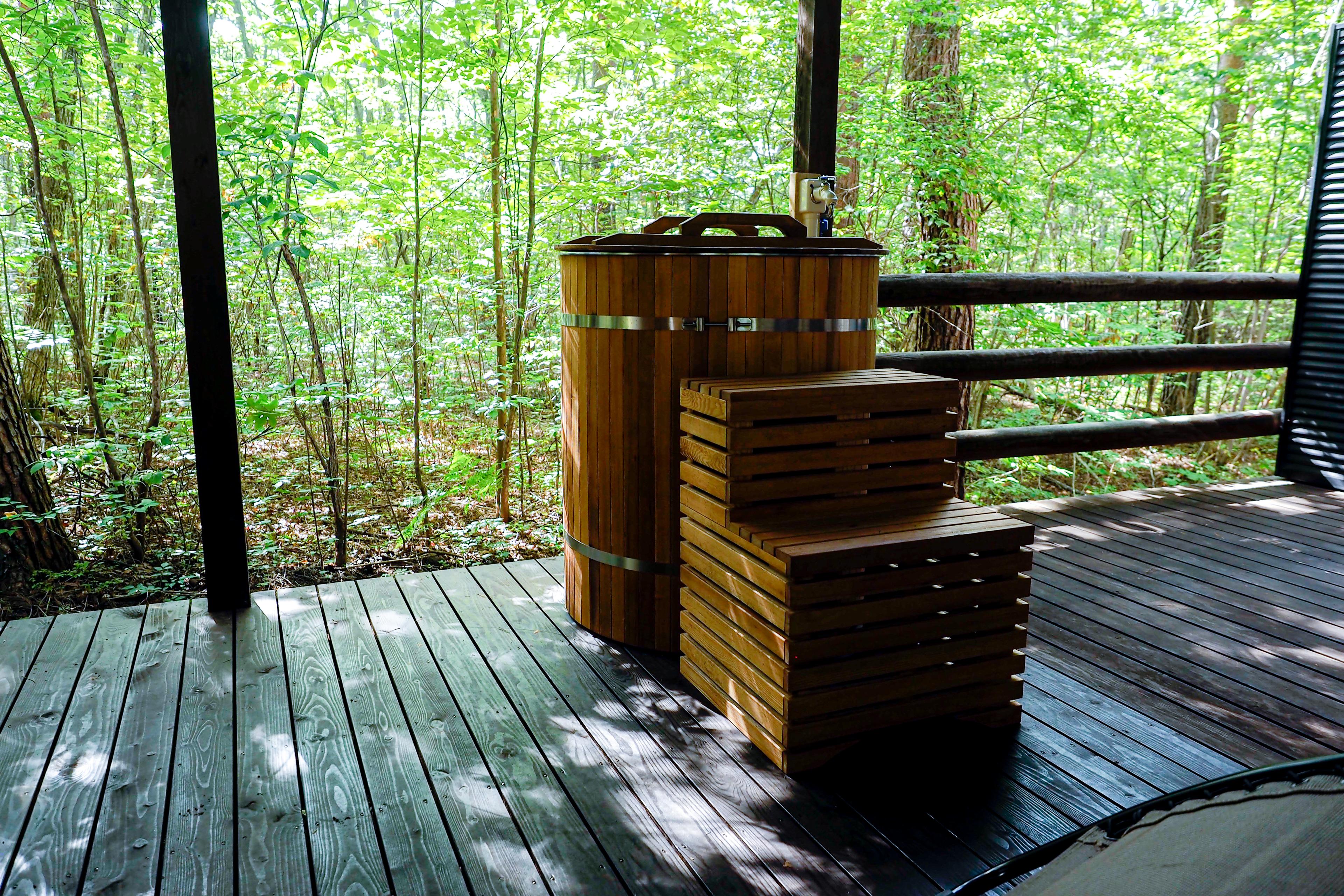 北軽井沢 デッキ・外観 1